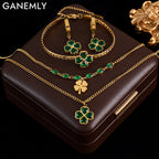 Clover Crystal Jewelry Set