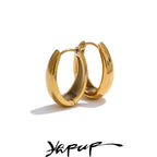 Hoop Earrings – 18K Gold Plated