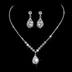 Droplet Necklace and Earring Set