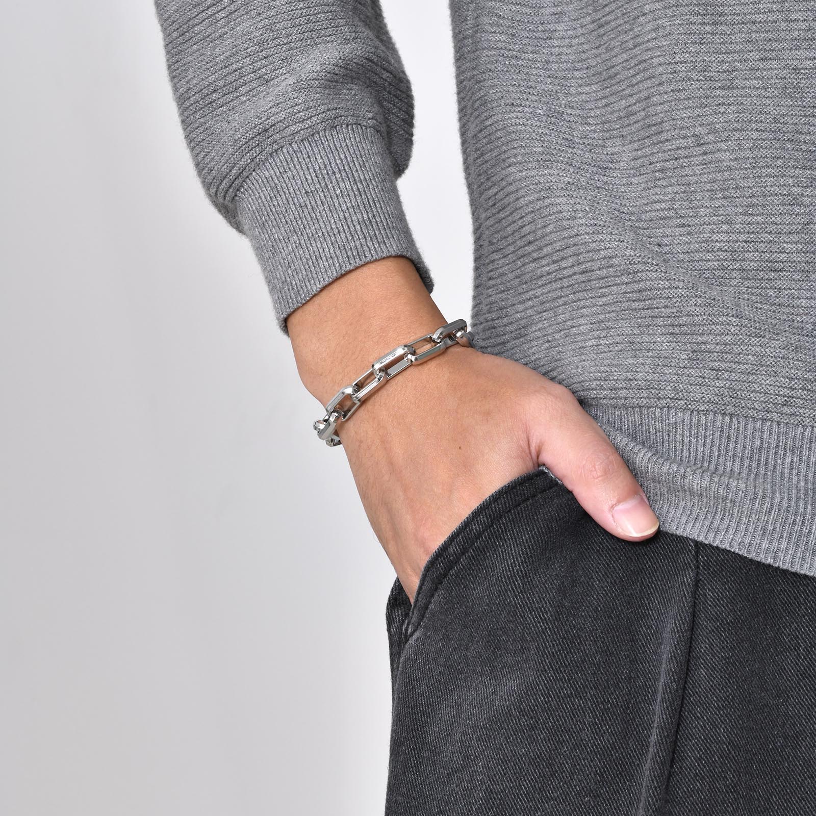 Stainless Steel Chain Bracelet for Men