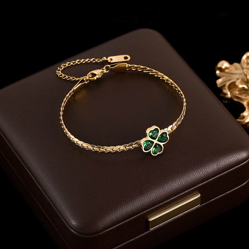 Clover Crystal Jewelry Set