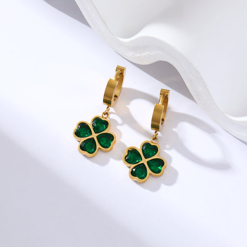 Clover Crystal Jewelry Set
