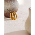 Hoop Earrings – 18K Gold Plated