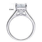 Sterling Silver Zircon Ring Set