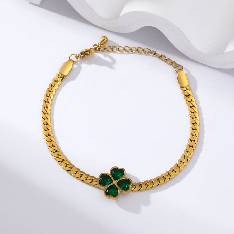 Clover Crystal Jewelry Set